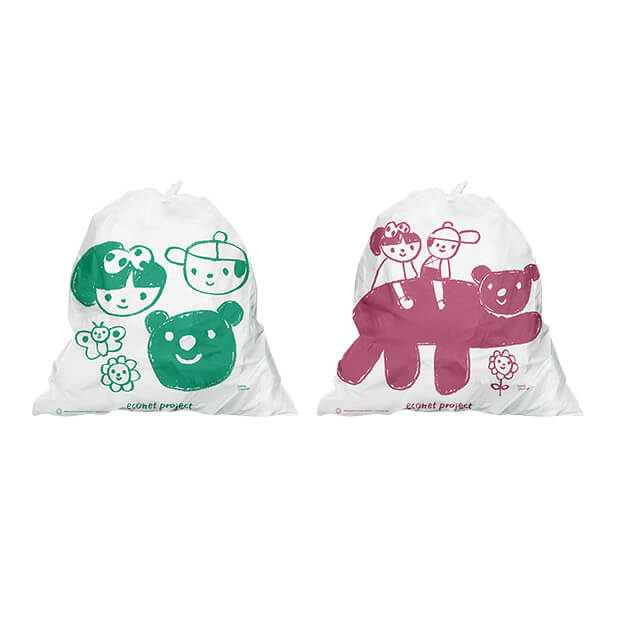 Our art trash bags are used for cleaning activities in various regions.